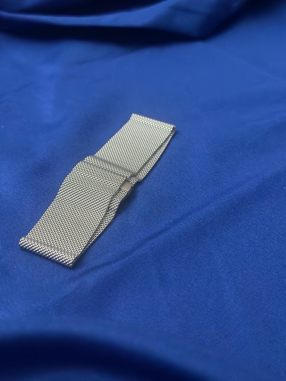 Adjustable Silver Mesh Watch Band - Milanese Style